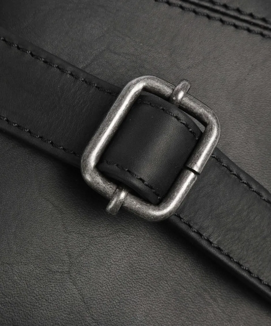 The Chesterfield Brand Crossbody Bags-Cow Wax Pull Up Henderson Crossbody bag fine grain leather