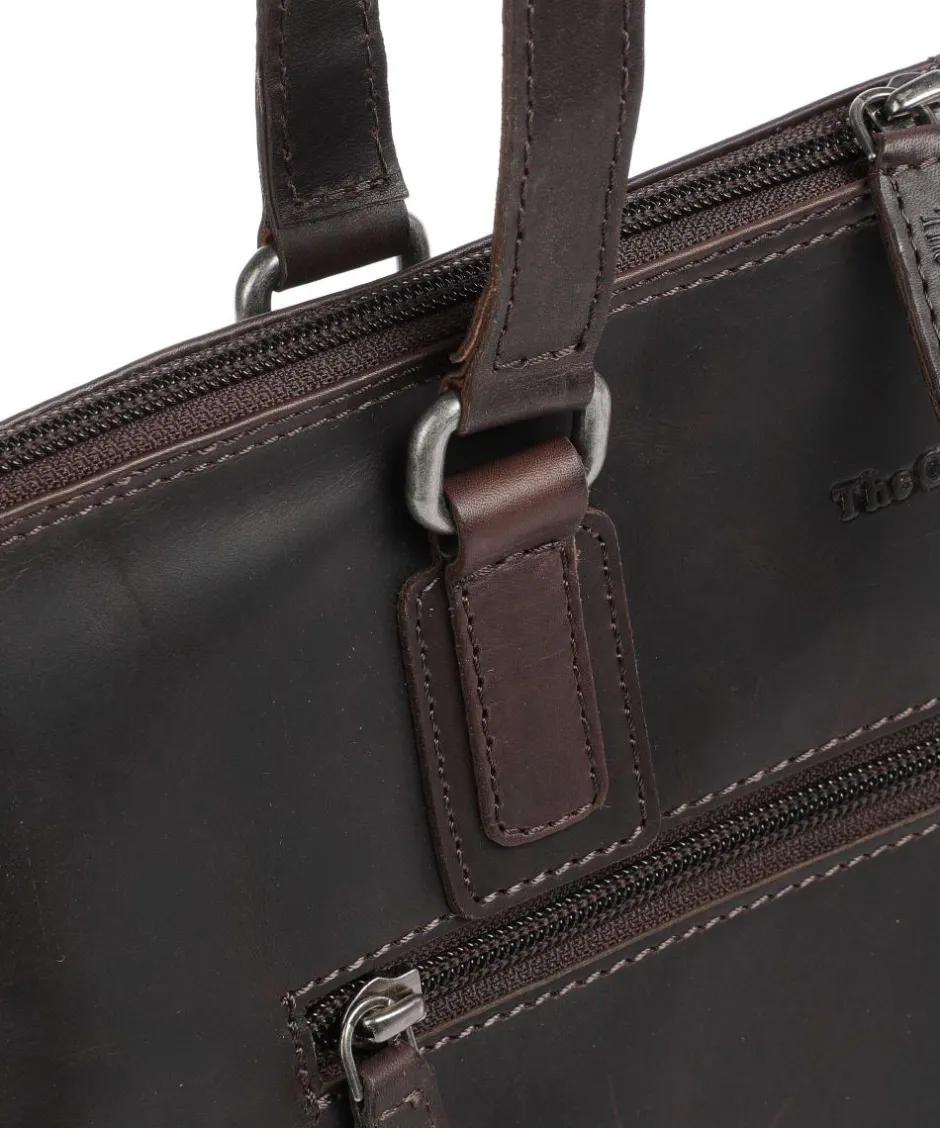 The Chesterfield Brand Business- & Laptop Bags|Tote Bags-Cow Wax Pull Up Lugano Tote bag 14″ pull-up cow leather