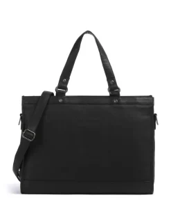 The Chesterfield Brand Tote Bags-Cow Wax Pull Up Manly Tote bag 15″ cow leather