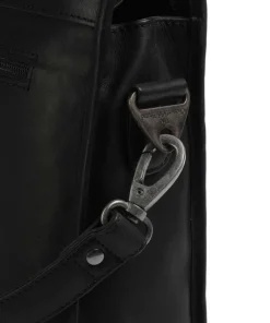 The Chesterfield Brand Tote Bags-Cow Wax Pull Up Manly Tote bag 15″ cow leather