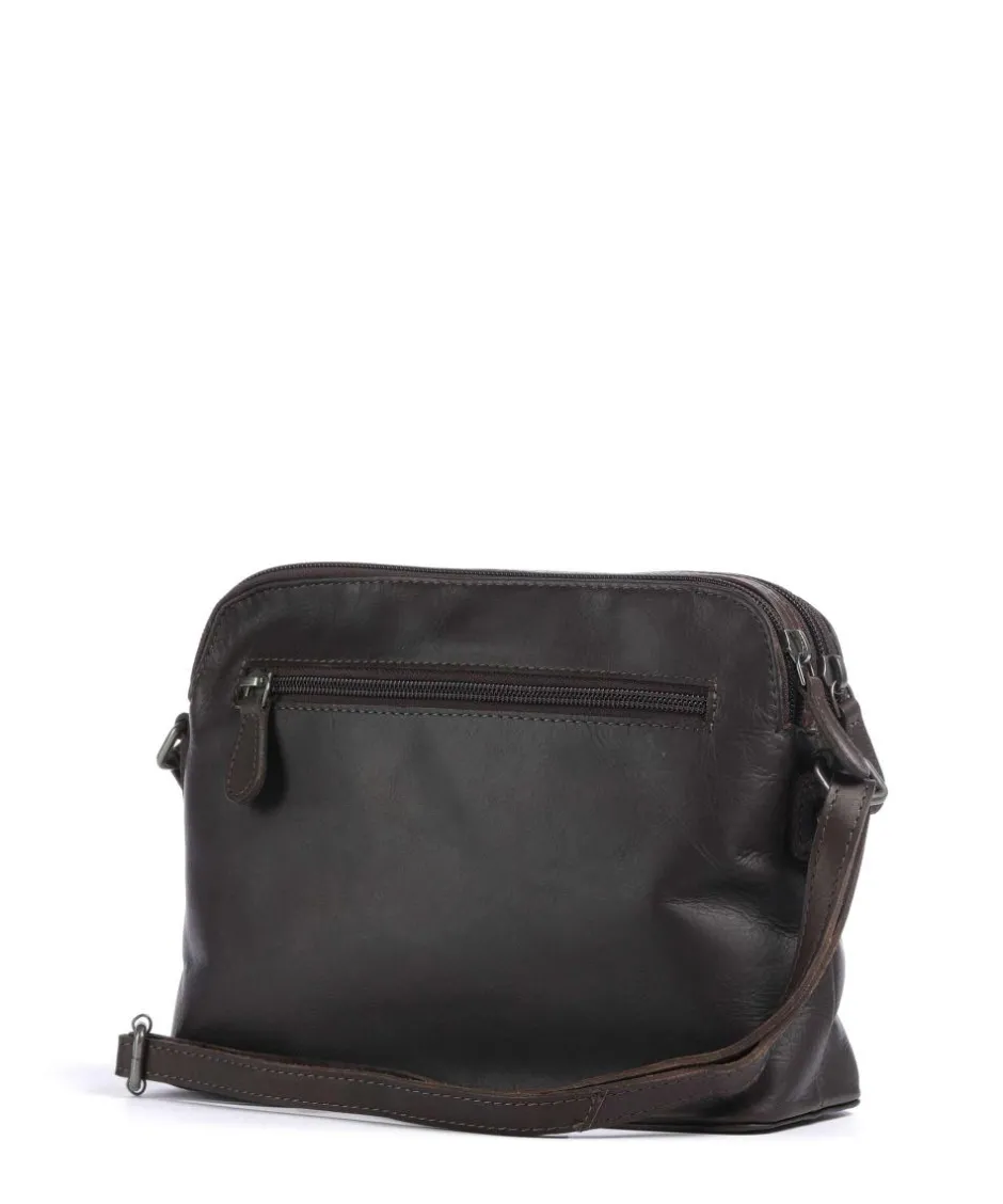 The Chesterfield Brand Crossbody Bags-Cow Wax Pull Up Nebraska Crossbody bag cow leather
