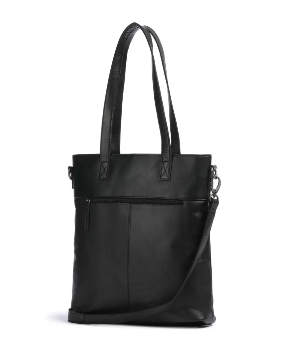 The Chesterfield Brand Tote Bags-Cow Wax Pull Up Nunavik Tote bag 15″ cow leather