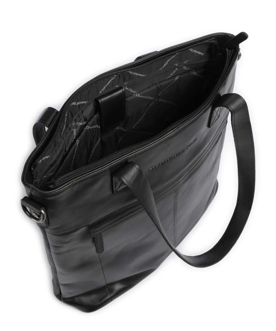 The Chesterfield Brand Tote Bags-Cow Wax Pull Up Nunavik Tote bag 15″ cow leather