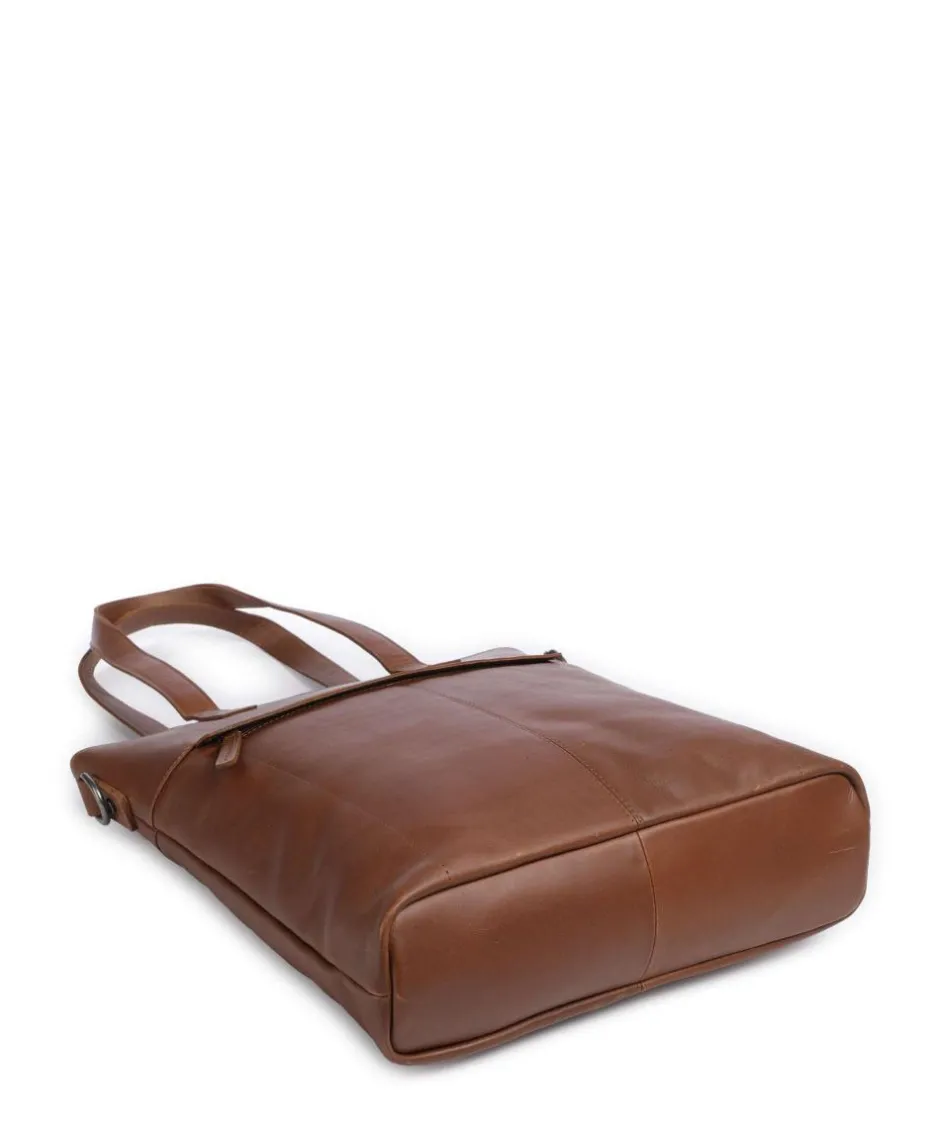 The Chesterfield Brand Tote Bags-Cow Wax Pull Up Nunavik Tote bag 15″ cow leather