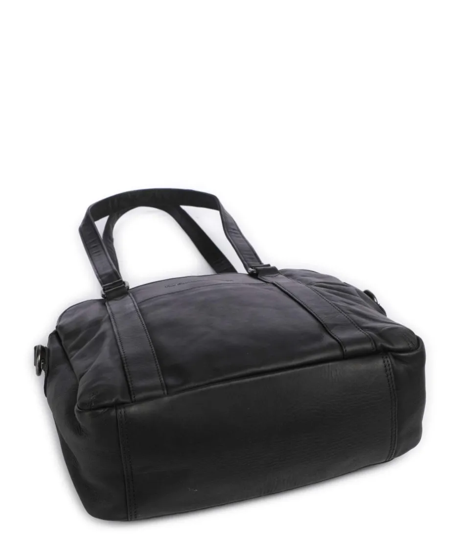 The Chesterfield Brand Shoulder Bags-Cow Wax Pull Up Porlezza Shoulder bag 10″ pull-up cow leather