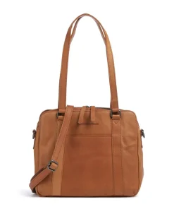 The Chesterfield Brand Shoulder Bags-Cow Wax Pull Up Porlezza Shoulder bag 10″ pull-up cow leather