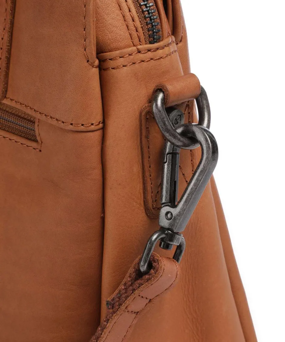 The Chesterfield Brand Shoulder Bags-Cow Wax Pull Up Porlezza Shoulder bag 10″ pull-up cow leather