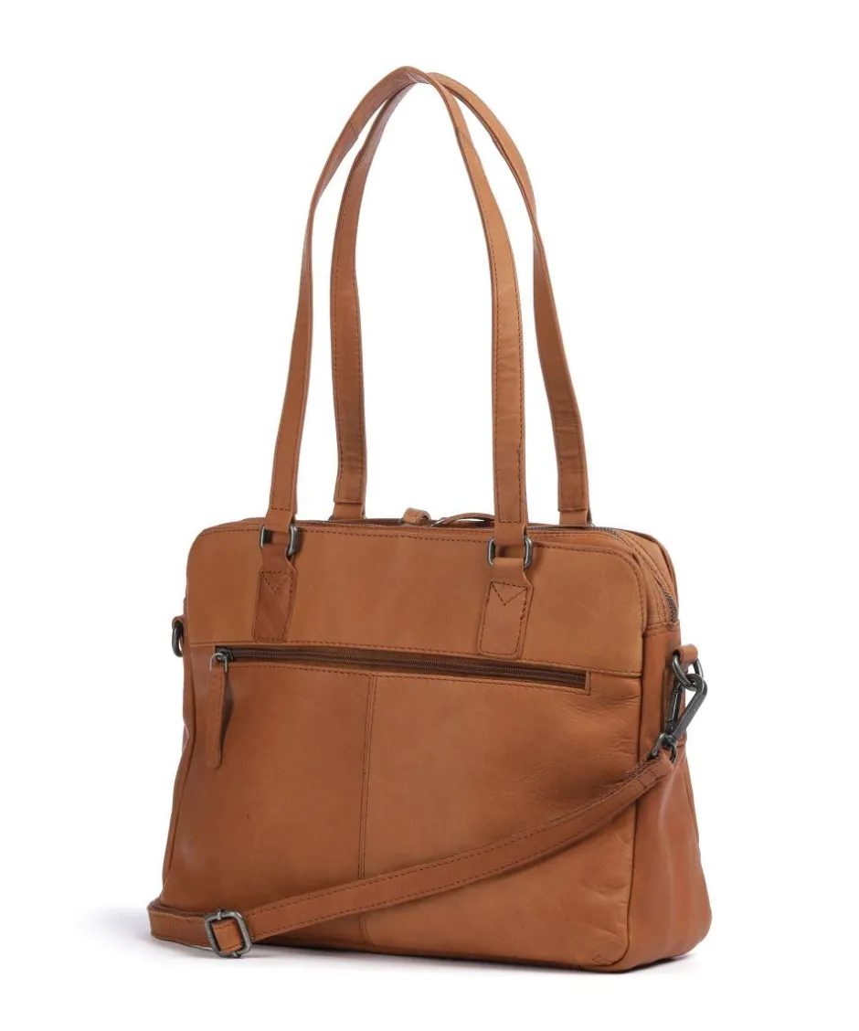 The Chesterfield Brand Shoulder Bags-Cow Wax Pull Up Pretoria Shoulder bag 13″ cow leather