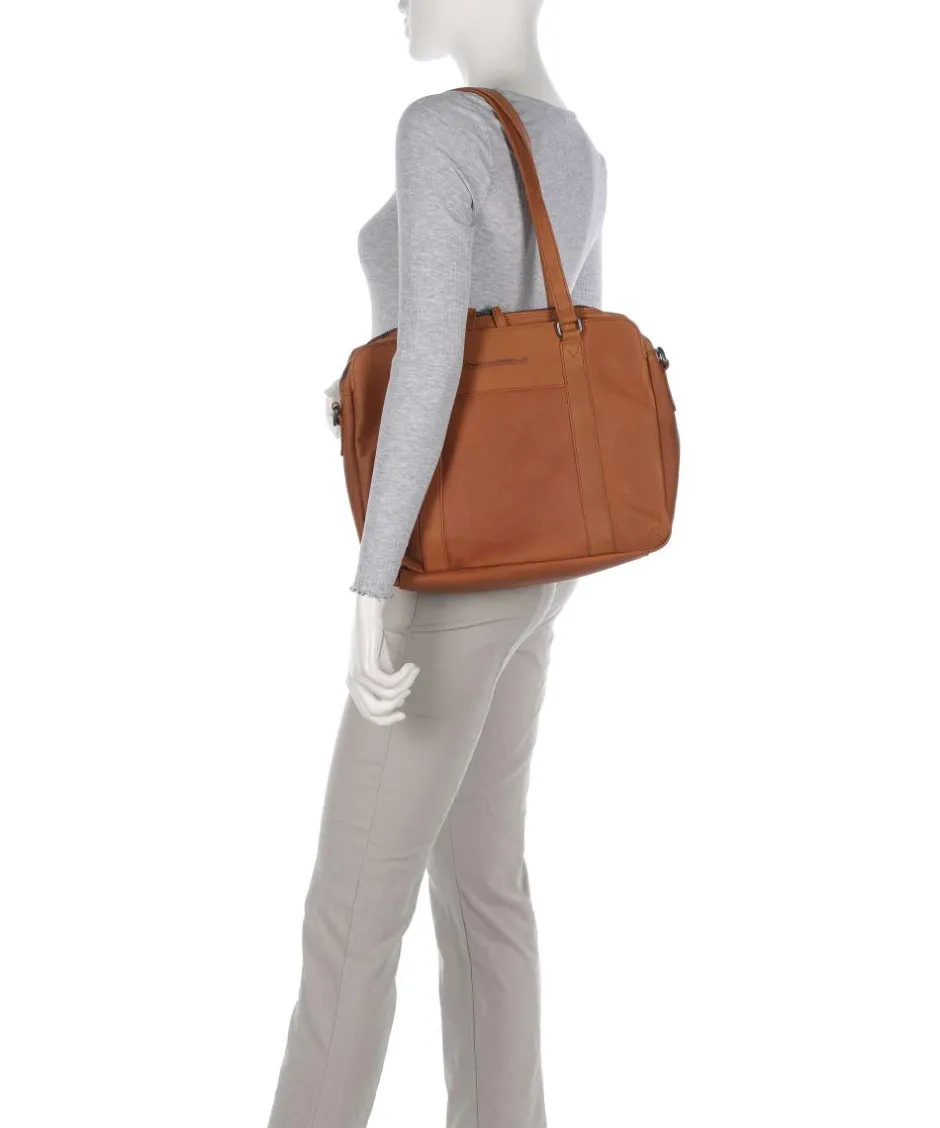 The Chesterfield Brand Shoulder Bags-Cow Wax Pull Up Pretoria Shoulder bag 13″ cow leather
