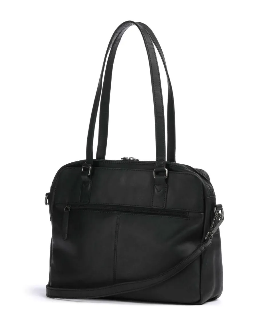 The Chesterfield Brand Shoulder Bags-Cow Wax Pull Up Pretoria Shoulder bag 13″ cow leather