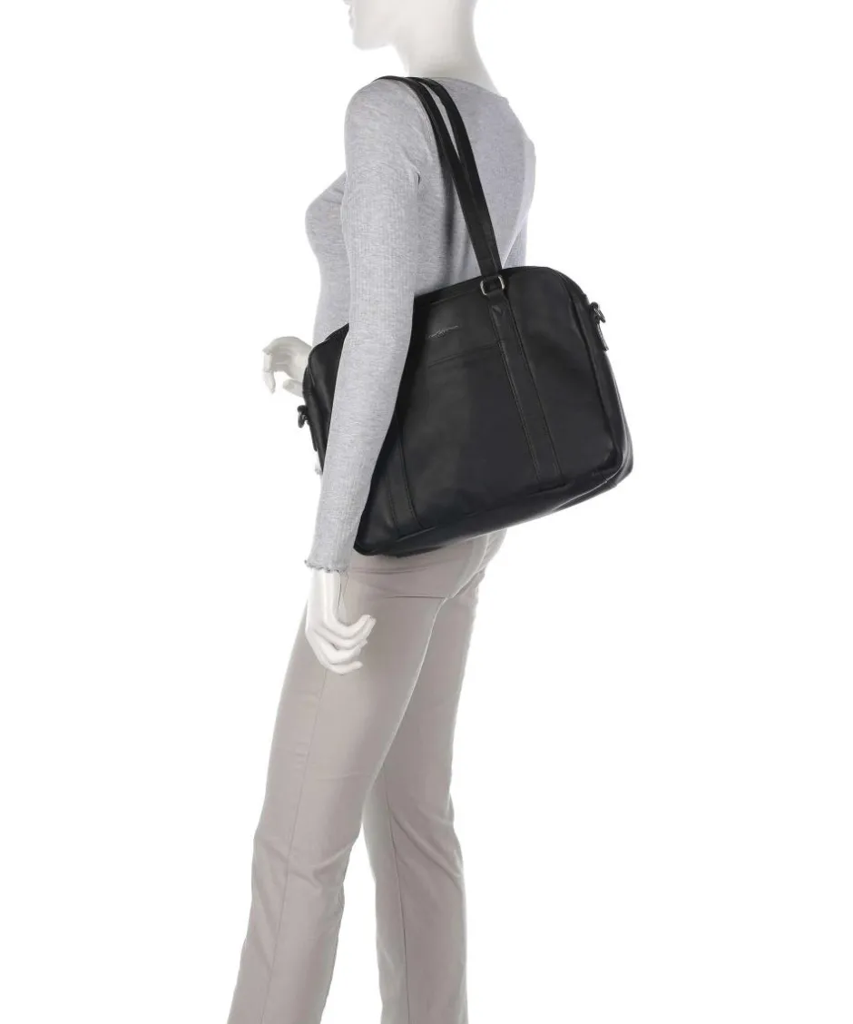 The Chesterfield Brand Shoulder Bags-Cow Wax Pull Up Pretoria Shoulder bag 13″ cow leather