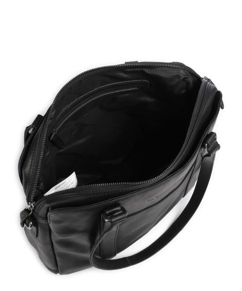 The Chesterfield Brand Shoulder Bags-Cow Wax Pull Up Pretoria Shoulder bag 13″ cow leather