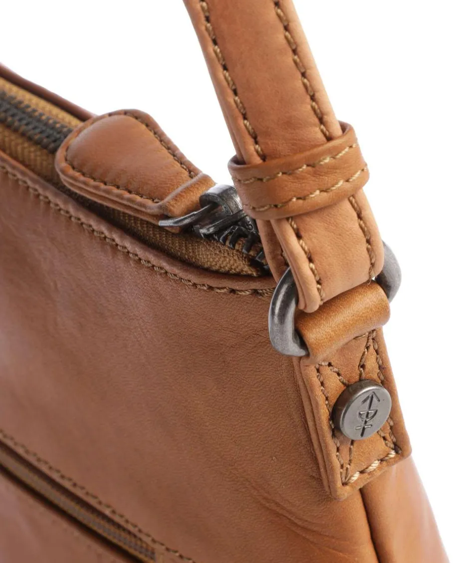 The Chesterfield Brand Crossbody Bags-Cow Wax Pull Up Redding Crossbody bag fine grain leather
