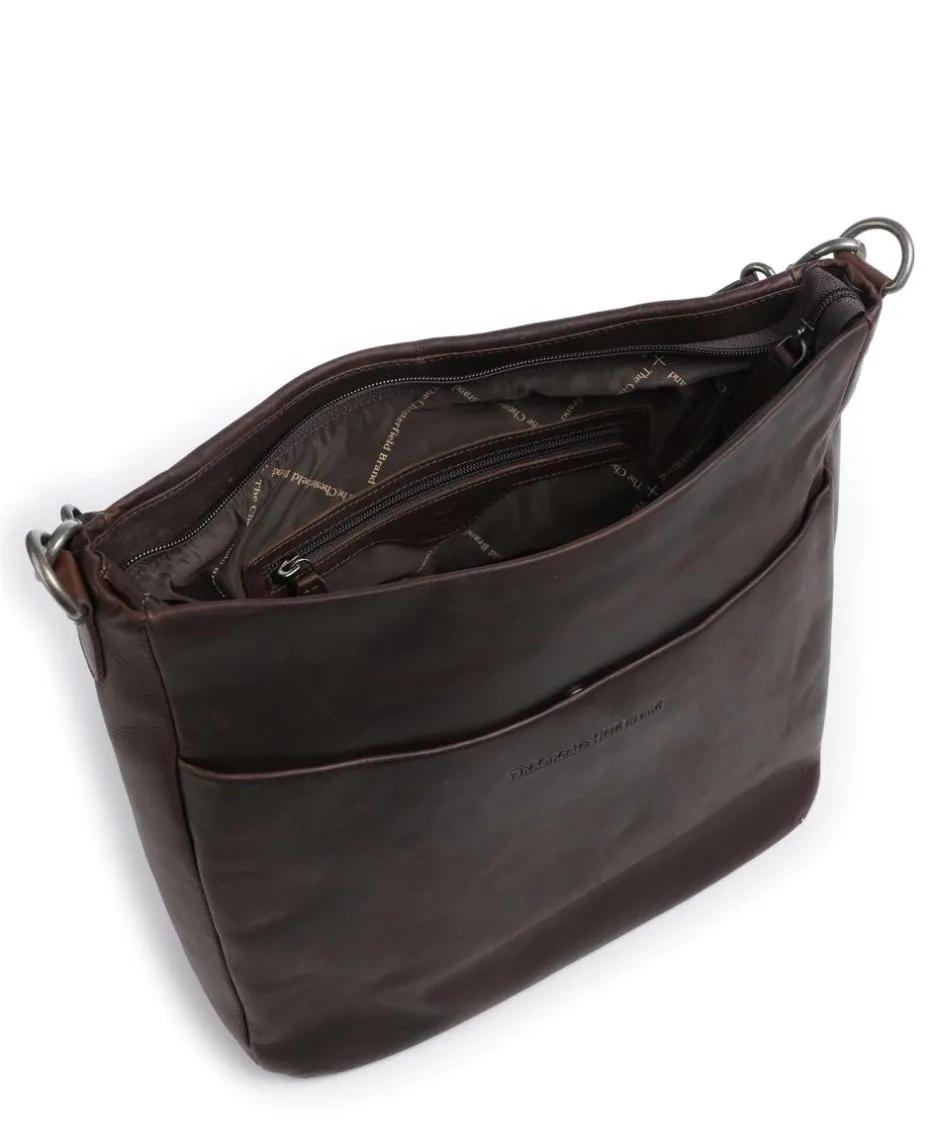 The Chesterfield Brand Shoulder Bags|Hobo Bags-Cow Wax Pull Up Regina Hobo bag fine grain leather