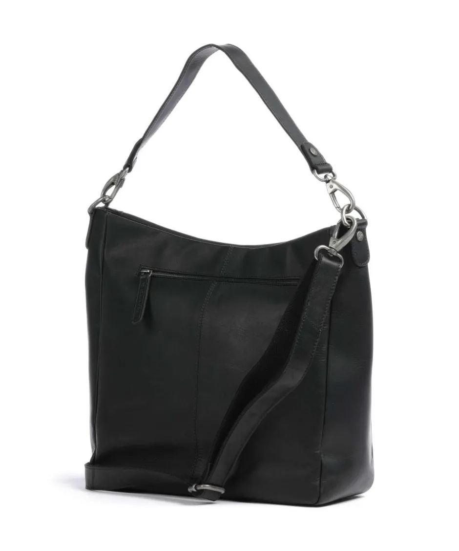 The Chesterfield Brand Shoulder Bags|Hobo Bags-Cow Wax Pull Up Regina Hobo bag fine grain leather
