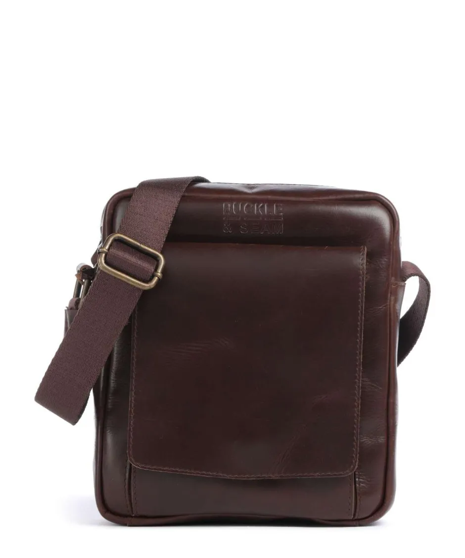 Buckle & Seam Crossbody Bags-Crazy Horse Collector Crossbody bag fine grain cow leather