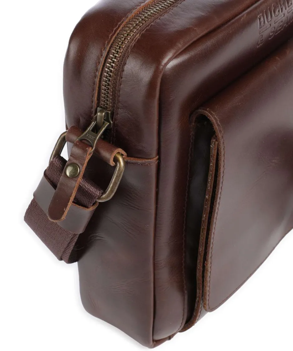 Buckle & Seam Crossbody Bags-Crazy Horse Collector Crossbody bag fine grain cow leather