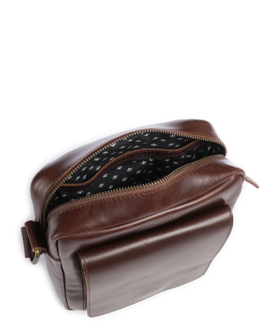 Buckle & Seam Crossbody Bags-Crazy Horse Collector Crossbody bag fine grain cow leather