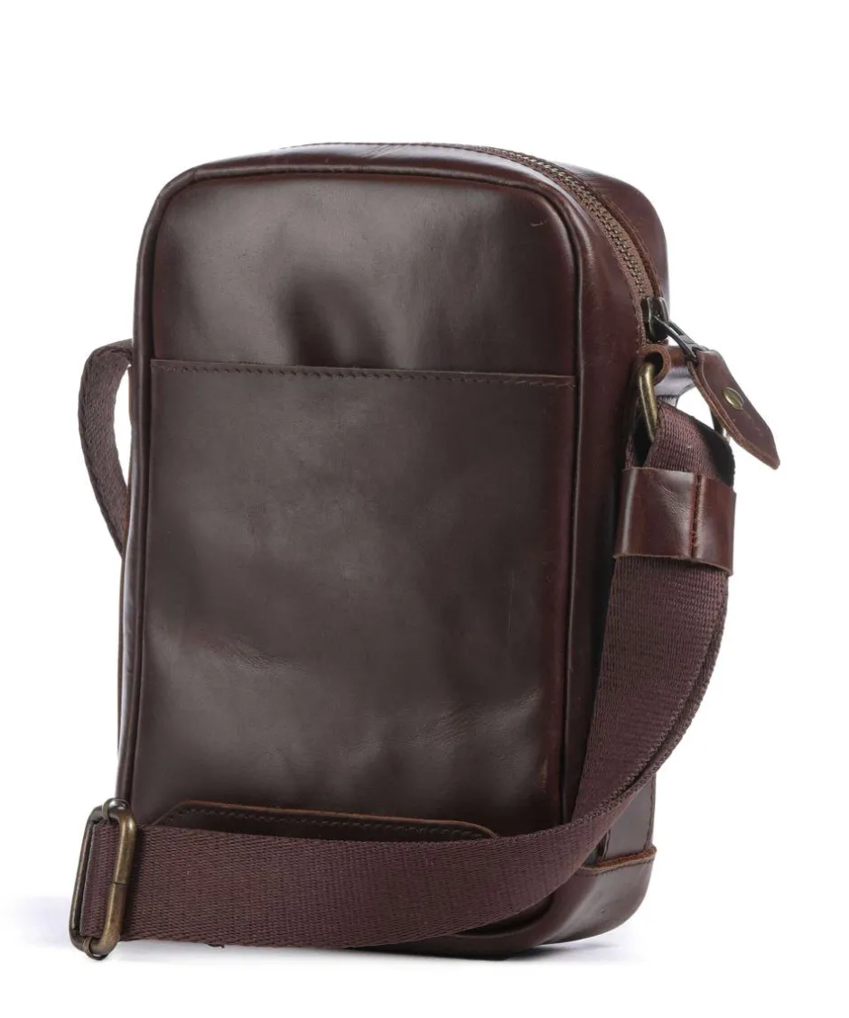 Buckle & Seam Crossbody Bags-Crazy Horse Runner Crossbody bag fine grain cow leather