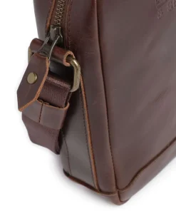 Buckle & Seam Crossbody Bags-Crazy Horse Runner Crossbody bag fine grain cow leather