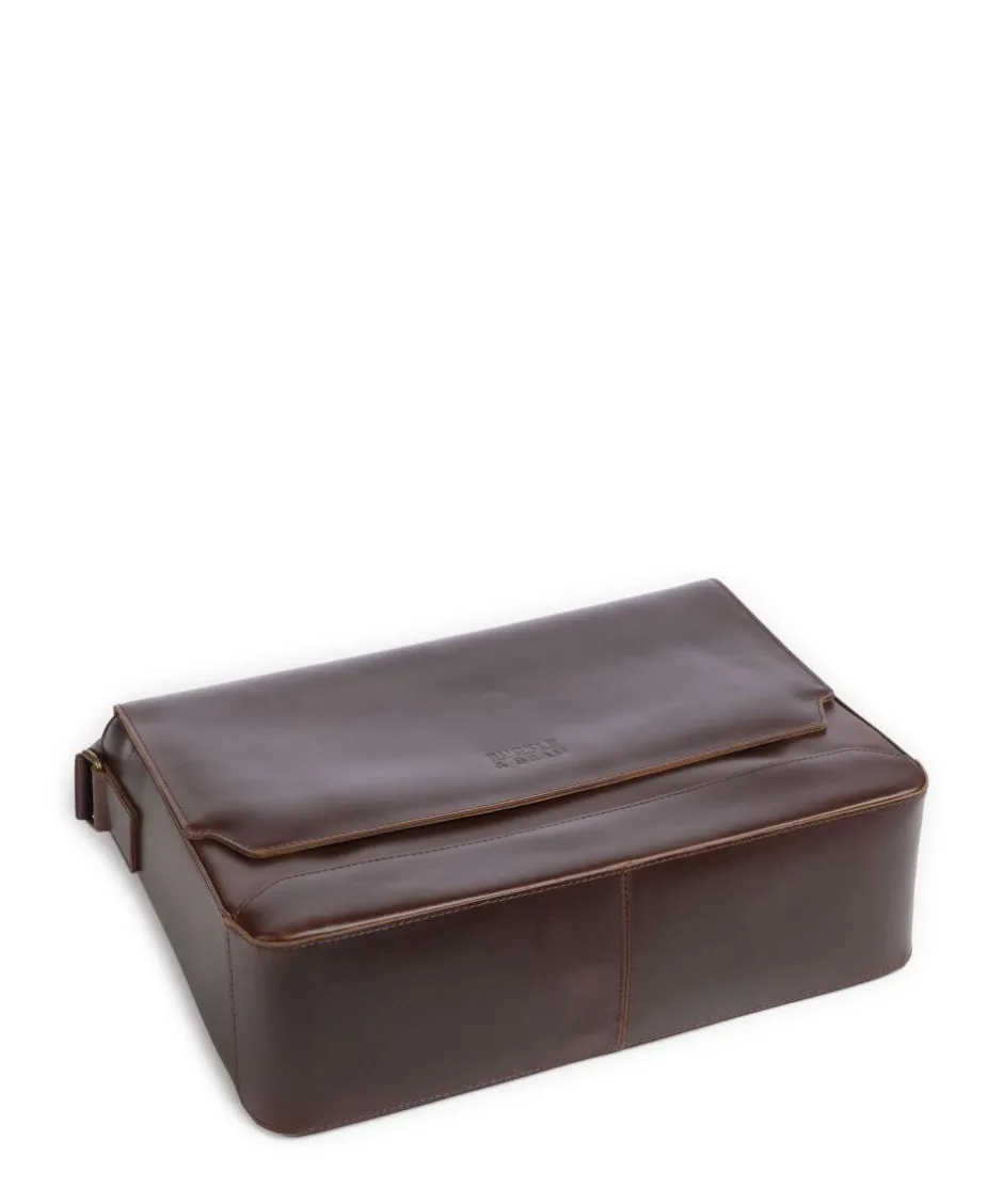 Buckle & Seam Business- & Laptop Bags|Crossbody Bags-Crazy Horse Times Messenger bag 13″ fine grain cow leather