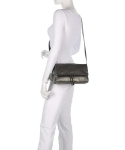 Burkely Crossbody Bags-Creased Crystal Crossbody bag fine grain leather
