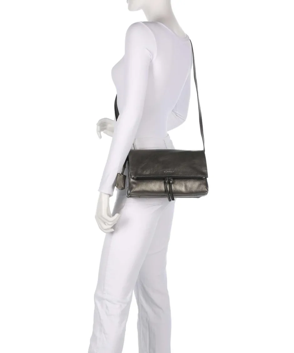 Burkely Crossbody Bags-Creased Crystal Crossbody bag fine grain leather