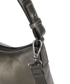Burkely Shoulder Bags-Creased Crystal Shoulder bag grained leather