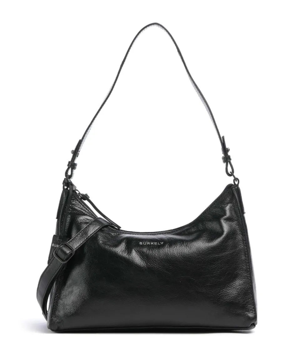 Burkely Shoulder Bags-Creased Crystal Shoulder bag grained leather