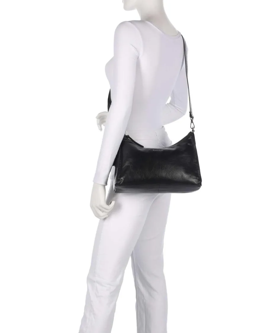 Burkely Shoulder Bags-Creased Crystal Shoulder bag grained leather