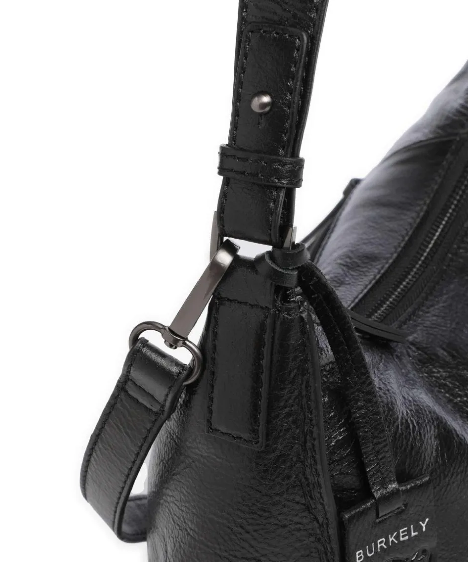 Burkely Shoulder Bags-Creased Crystal Shoulder bag grained leather
