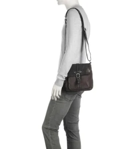 Campomaggi Crossbody Bags-Crossbody bag cotton, grained cow leather