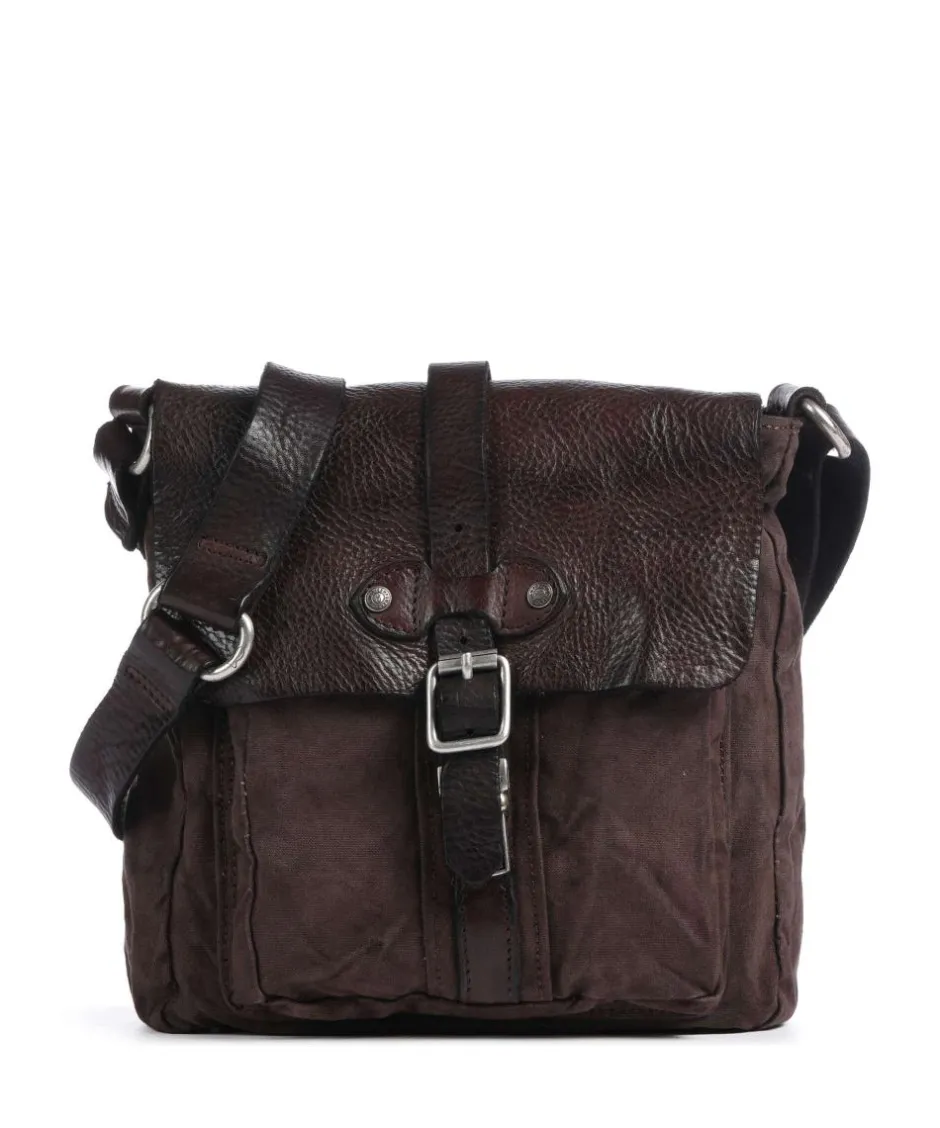 Campomaggi Crossbody Bags-Crossbody bag cotton, grained cow leather