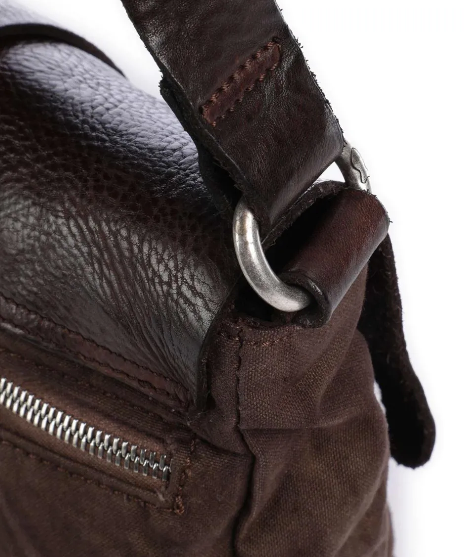 Campomaggi Crossbody Bags-Crossbody bag cotton, grained cow leather