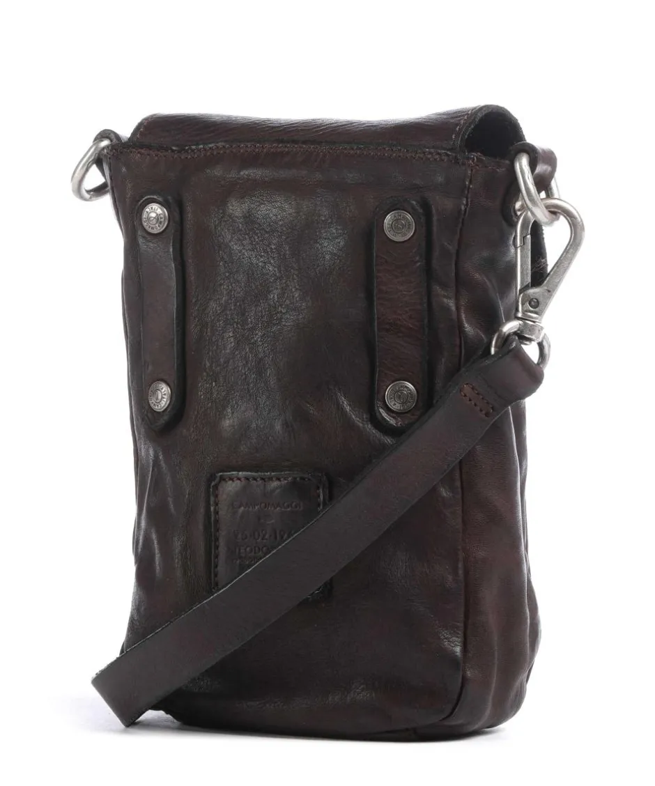 Campomaggi Phone Bags|Fanny Packs-Crossbody bag fine grain cow leather