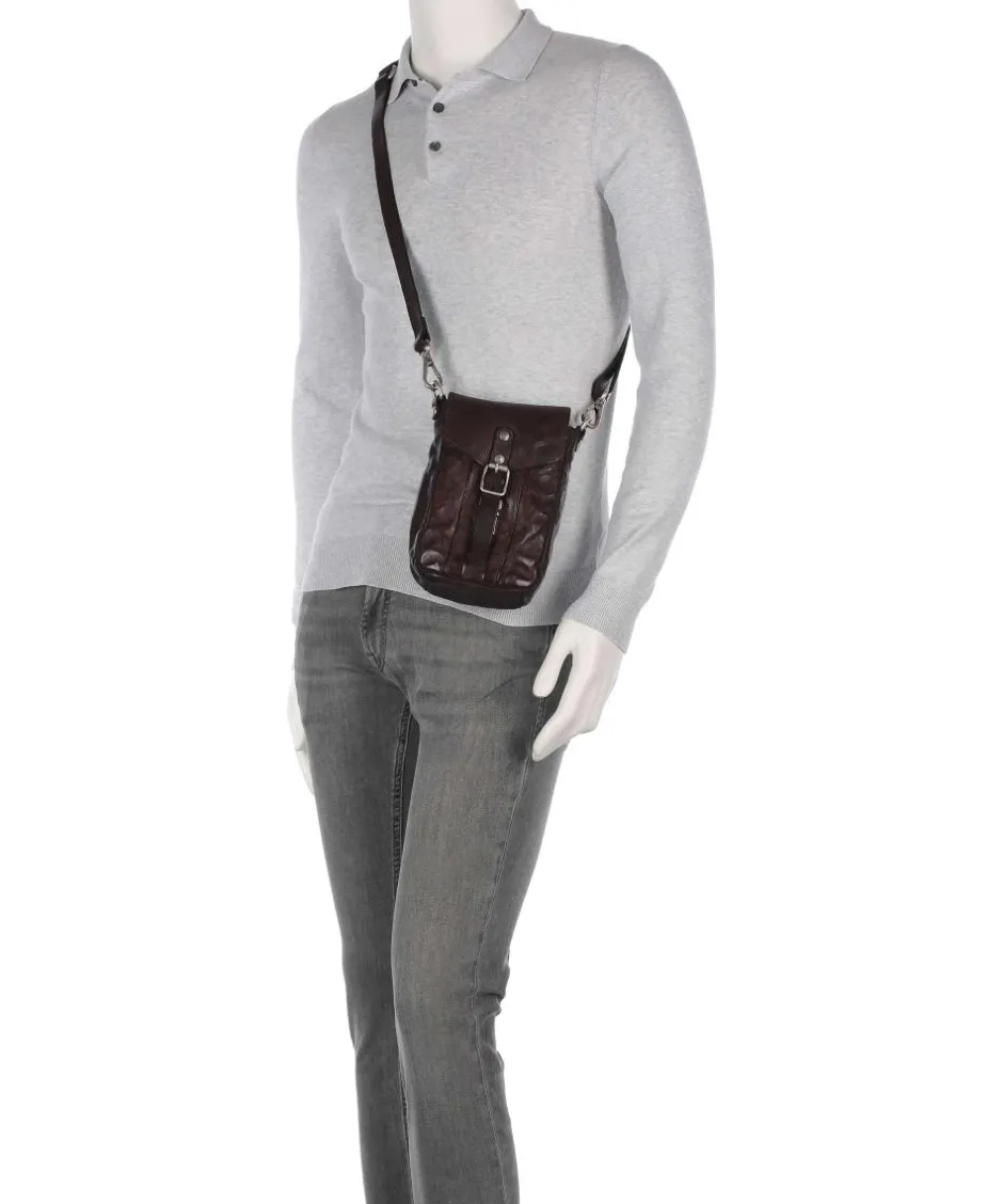 Campomaggi Phone Bags|Fanny Packs-Crossbody bag fine grain cow leather