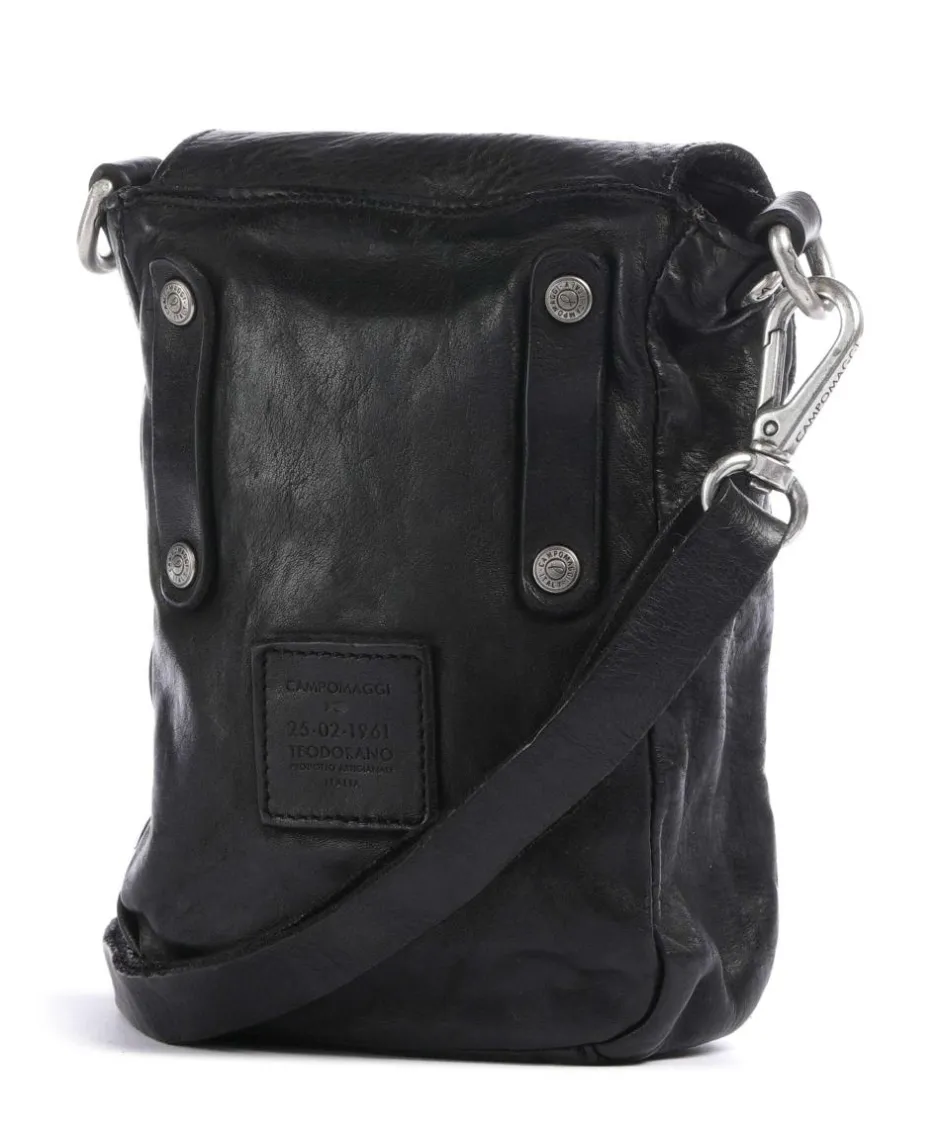 Campomaggi Phone Bags|Fanny Packs-Crossbody bag fine grain cow leather