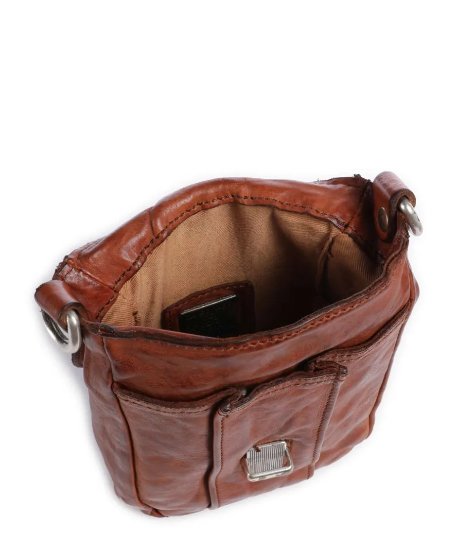 Campomaggi Phone Bags|Fanny Packs-Crossbody bag fine grain cow leather