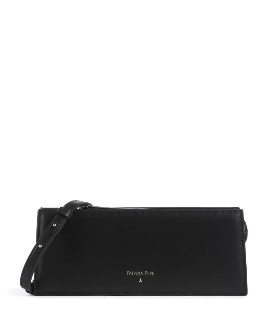Patrizia Pepe Crossbody Bags-Crossbody bag fine grain leather