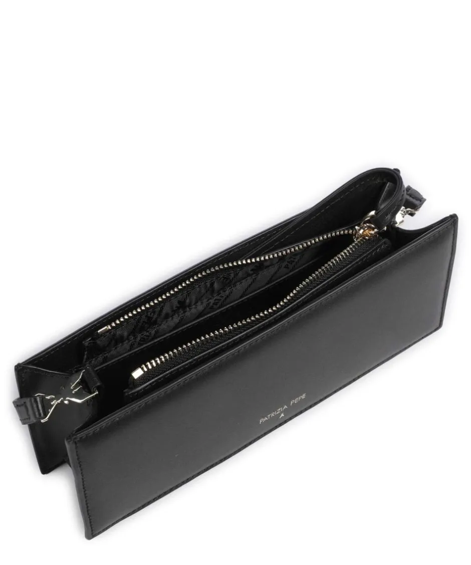 Patrizia Pepe Crossbody Bags-Crossbody bag fine grain leather