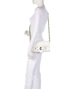 Just Cavalli Crossbody Bags-Crossed Laces Crossbody bag imitation leather