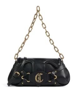 Just Cavalli Shoulder Bags-Crossed Laces Shoulder bag imitation leather