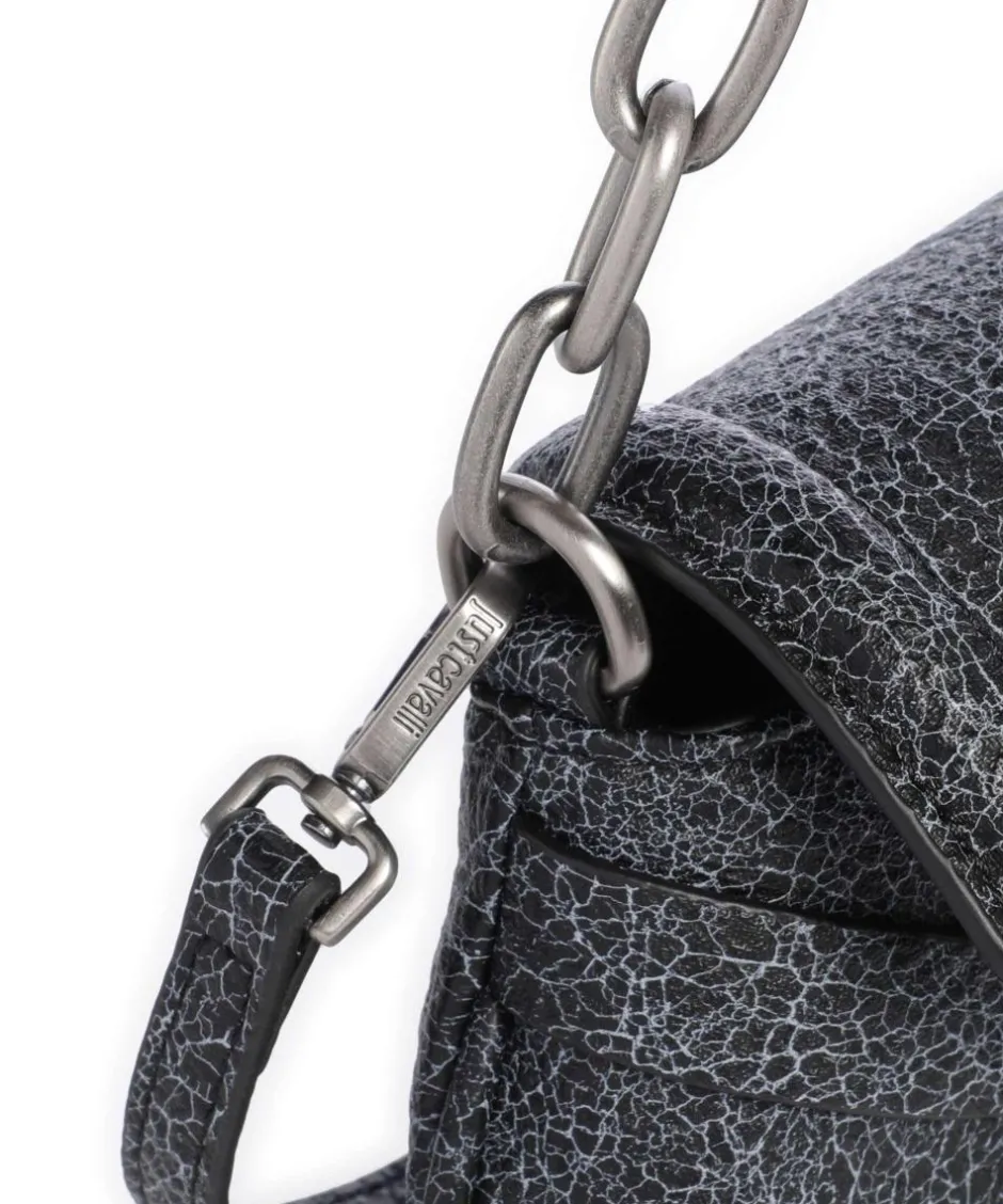 Just Cavalli Shoulder Bags-Crossed Laces Shoulder bag imitation leather