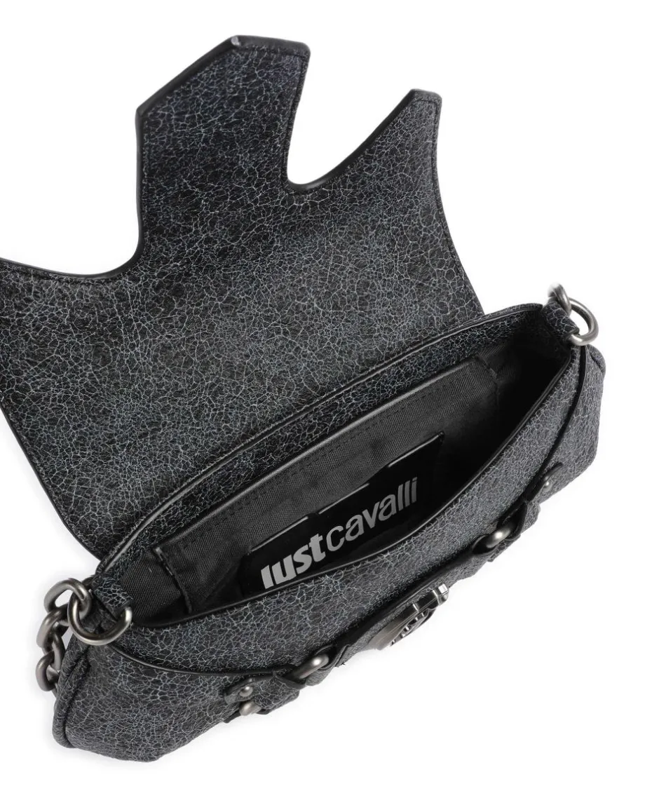 Just Cavalli Shoulder Bags-Crossed Laces Shoulder bag imitation leather