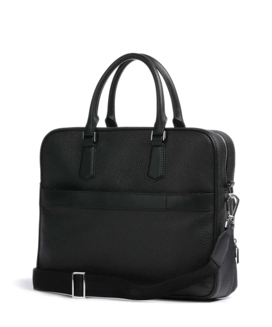 BOSS Business- & Laptop Bags-Crosstown Briefcase 14″ grained cow leather