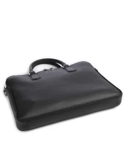 BOSS Business- & Laptop Bags-Crosstown Briefcase grained cow leather