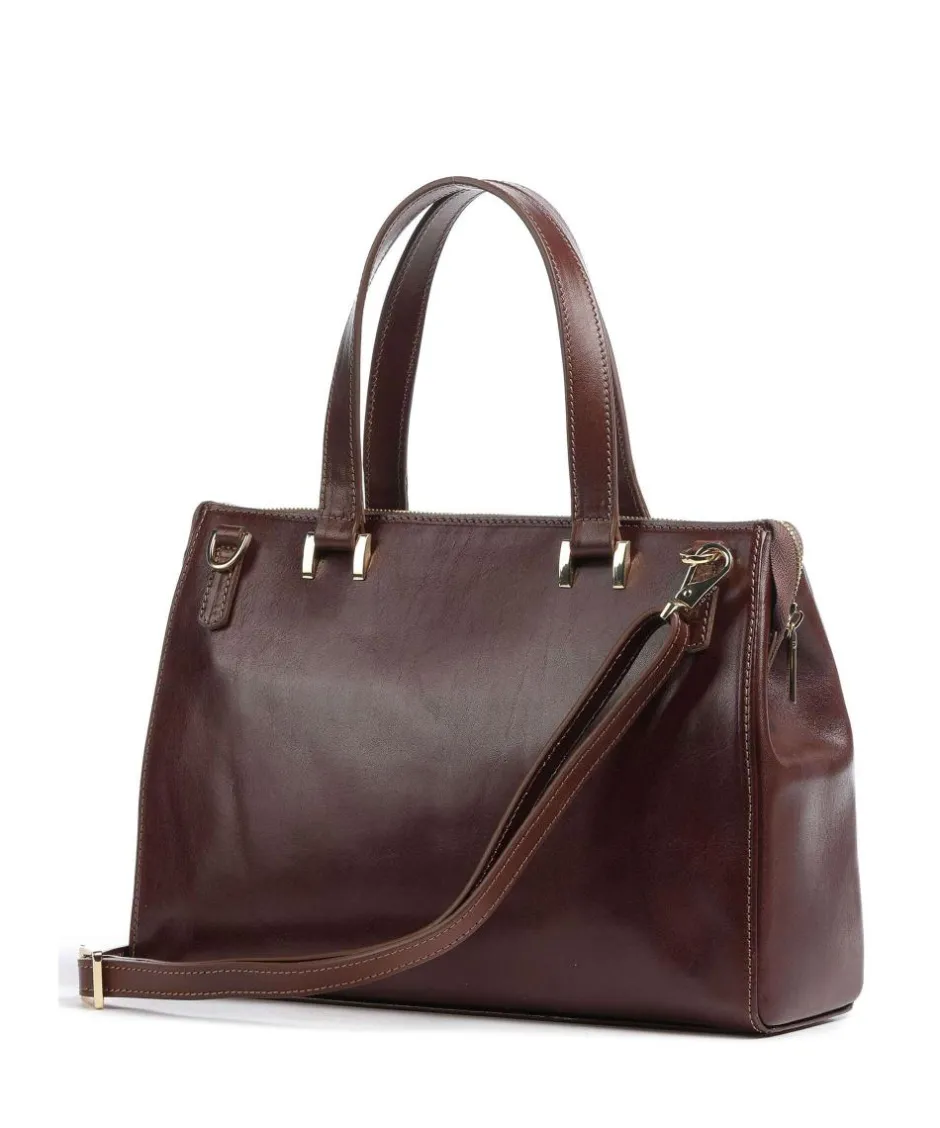 Giudi Handbags-Crown Handbag fine grain cow leather