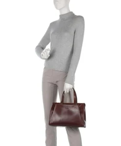 Giudi Handbags-Crown Handbag fine grain cow leather