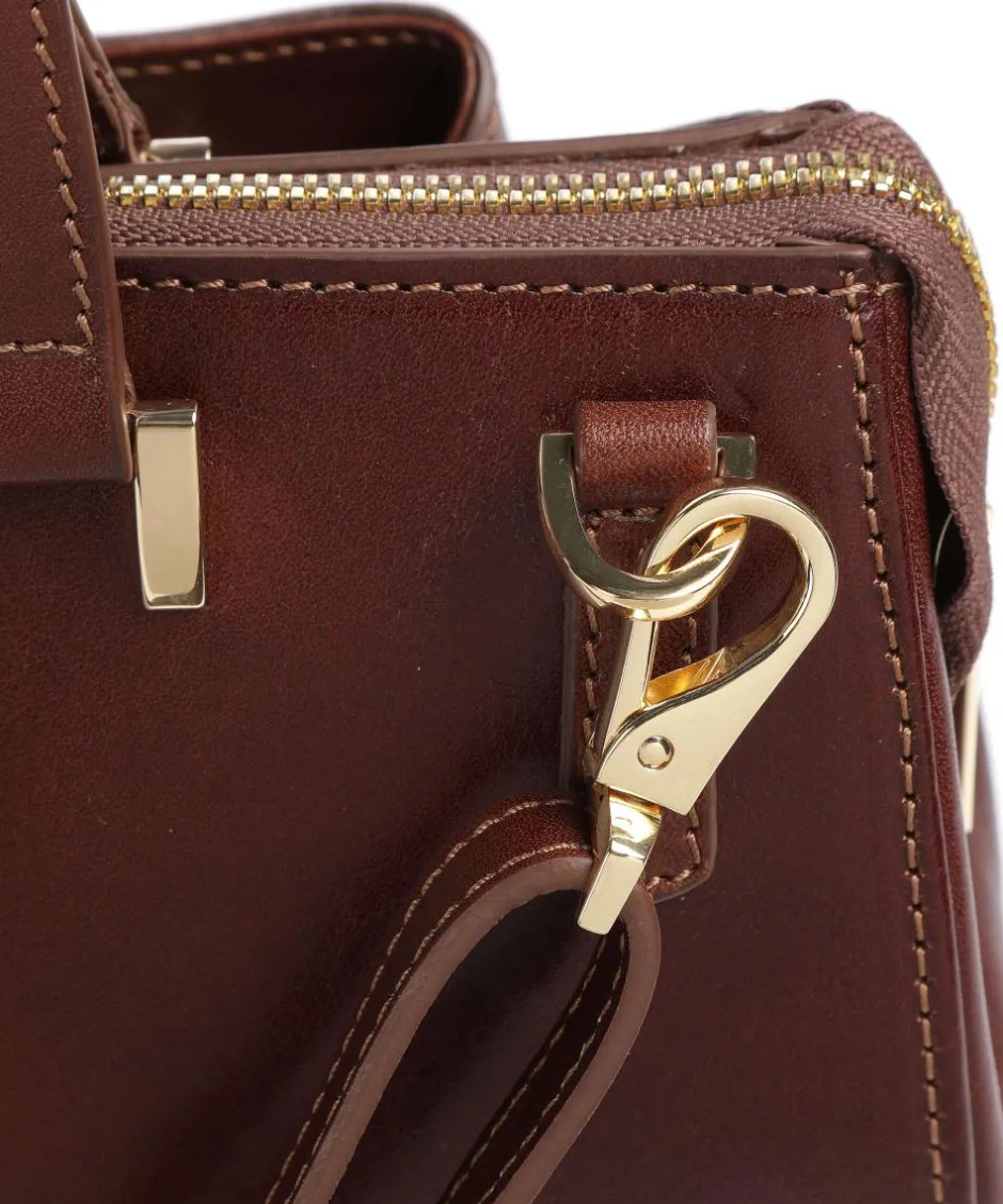 Giudi Handbags-Crown Handbag fine grain cow leather
