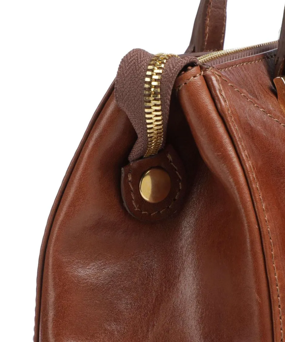 Giudi Tote Bags-Crown Tote bag fine grain cow leather
